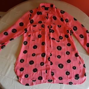 Womans Long Sleeve Shirt by I RONSON Buyer Pays Shipping. No Returns